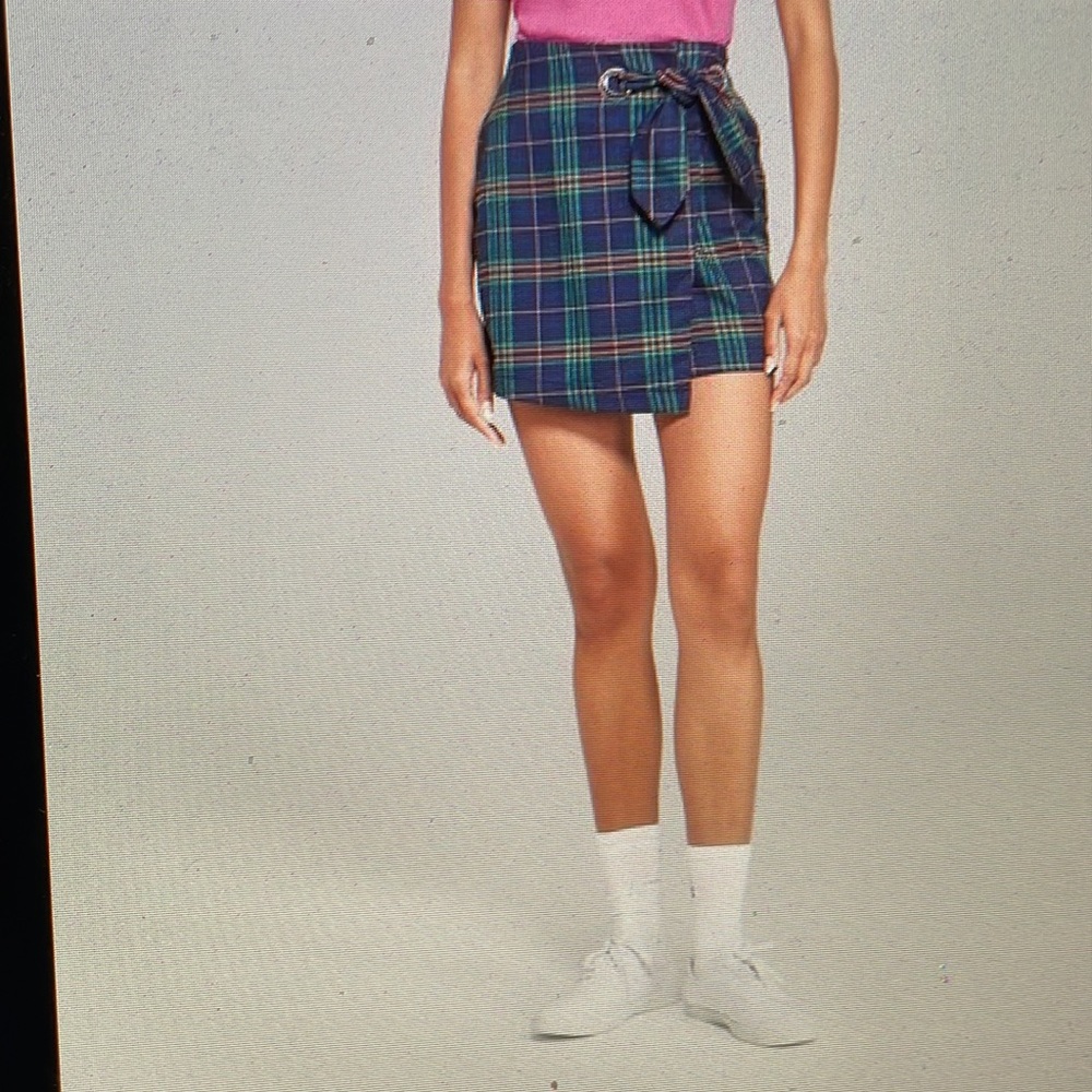 Wild Fable Plaid skirt L